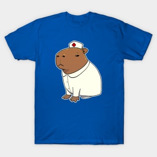 Capybara Nurse Costume T-Shirt